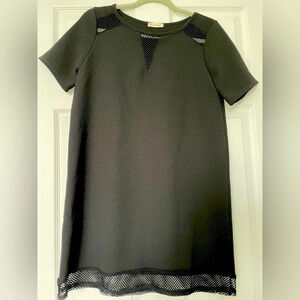 Peach Royal black short dress size small